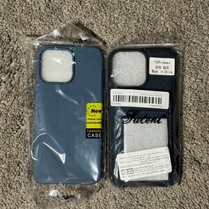 Two iPhone 15 Pro Max MagSafe Cases with MagSafe Wallet
